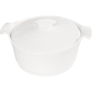Casserole Dish 2.2 quart French White Ceramic Bakeware Set with Lids, Chip and Crack Resistant Ceramic Baking Dish, Microwave, Dishwasher, Oven, Freezer and Fridge Safe 11 Inch