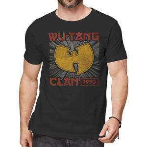 Wu-Tang Clan Tour 93 Soft Slim Fit T-Shirt (Large, Black)
