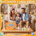 Easter Egg Fillers for Kids, Easter Squishies Bunny Stress Balls for Kids Adults, Easter Egg Stuffers, Bunny Squishy Toys Easter Basket Stuffers Party Favors & Gifts (28PCS)