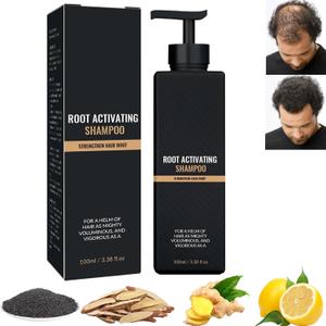 Root Activator Shampoo, Hair Growth Root Activator Shampoo, For Anti-Hair Loss, Natural Formula for Men and Women（100ML）