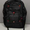 Z-MGKISS Extra Large Travel Backpack, 52L TSA Backpack 17.3 Inch, Anti-Theft 17 Inch Big Business Laptop Backpack for Men & Women, Water Resistant College Rucksack Bag with USB Port, Black