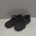 OWIF Steel Toe Work Shoes for Men Women Comfortable Lightweight Cushion Composite Toe Construction Safety Toe Shoes,7.5-8 Women/6-6.5 Men Black