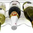 Sorbus Fridge Wine Rack- Refrigerator Bottle Rack Holds 3 Bottles of Your Favorite Wine or Drink Universal Bottle Holder Will Fit Most Fridges