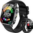 Smart Watch for Men Women, Health Fitness Tracker with 24/7 Heart Rate Blood Oxygen Blood Pressure Sleep Tracking, Bluetooth Calls, 450mAh Battery, IP68 Waterproof Activity Tracker with LED Flashlight