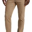 Express Men's Mid-Rise Slim Hyper Stretch Jeans | Flexible Denim Delivers Lasting Shape Recovery and All-Day Comfort for Work, Travel, and Everyday Wear (Brown)