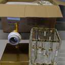 FDPBY Wall Sconces Crystal Gold Wall Sconce Set of Two Indoor Wall Lamp Modern Wall Light Bathroom Vanity Light Fixtures Wall Lighting Wall Mounted Room Sconce