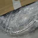 4 Pcs Large Silver Serving Tray 20.3 x 15.2 Inch Elegant Floral Metal Plate Silver Platter for Buffet Wedding Party Jewelry Decorative, Oblong, about 15.35 x 9.45 inches with handle