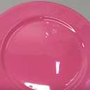 FoldTier 6 Pcs 13" Beaded Charger Plates Plastic Round Charger Bulk for Tabletop Decorations Wedding Birthday Tableware Hot Pink Party Supplies Formal Setting Centerpiece Baby Shower Catering Event