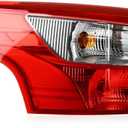 Tail Lights Outer Compatible with 2012-2014 Ford Focus S SE SEL Titanium Sedan Halogen Type Brake Rear Lamp Taillights Replacement for FO2818151 (Left Driver Side)