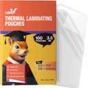 Uinkit 3.5mil 100Pack Clear Laminating Sheets, Menu Size, 11.5 x 17.5-Inch Laminate Pouches, Protector for Photo Papers, Use in Office School Supplies, Rounded Corner