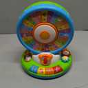 Toys for 1 2 3 Years Old Boys Girls, Musical Spin & Sing Alphabet Zoo with Lights & Sounds, Learning Educational Toys for Toddler 1-3, Christmas Birthday Gifts for Baby Kids Age 6-9-12-18 Months (Blue)