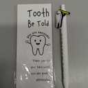 10 Sets Dental Gifts for Hygienists Assistants Dentists Tooth Pens with Thank You Cards for Dental Hygienists Appreciation Week Teeth Health Month Christmas 5 Styles Office Accessories