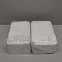 2 Pack Lijroavy Baby Wipes Dispenser, Baby Wipe Holder for Fresh Wipes, Non-Slip Baby Wipes Container, Refillable Wipes Box, Wipes Case with Sealing Design Lid (White and White)