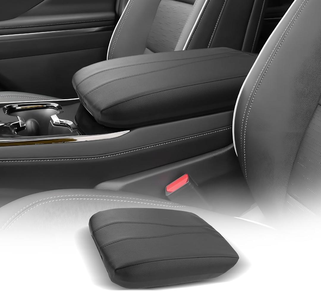 CDEFG for 2025 2026 Buick Enclave Center Console Cover Armrest Box Cover Enclave (Preferred, Sport Touring, Avenir) Accessories Console Arm Rest Protector