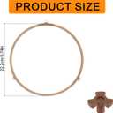 2 x Microwave Turntable Ring, OD 8.74in Rubber Microwave Oven Tray Roller Ring Spinner 0.59in Roller with Rotating Core Glass Plate Support Holder for Smooth Heating Replacement Parts