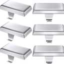 Zhengmy 4 Pcs Christmas Stocking Holders for Mantel Metal Hanging Hooks Stocking Hangers for Fireplace Xmas Party Decoration(Silver)