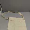 Economical Cotton Canvas Tote Bag,Women Hobo Shoulder Bag Crossbody Handbag with 3 External Pocket,Zipper Closure