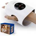 Hand Massager, 9 Modes 9 Intensities Hand Massage, Cordless Hand Massager for Arthritis and Carpal Tunnel, Mother's Day Gifts for Men Women Parents Relaxation at Office, White