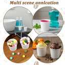 1000 Pcs 1 oz Mini Coffee Cups Disposable Espresso PaperMedicine Cups for Travel PicnicBathroom Mouthwash MugsBarbecue PartyClassic Style