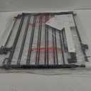 Cumbor 29.243" Baby Gate for Stairs, Wall-Mounted (Drill Required), Expandable No Bottom Bar Dog Gate, Auto Close Extra Wide Walk Thru, Pet & Toddler Proof Gate, Top & Bottom of Stairways(Black)