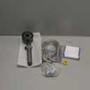 Ion Drops Filtered Shower Head with Handheld, High Pressure Water Flow Showerhead, with Shower Head Filter for Hard Water Boosting, with ON/OFF Switch and Rotatable Head (Silver gray)