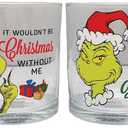 Bioworld Dr. Seuss GRINCH Drinking Glasses Set Of 4 10 Oz. (295 ml.)