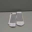 Lux Dual Grip Socks - Soccer Grip Socks for Men and Women. GripArray Performance & Comfort (Small, White)