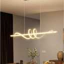39.4in Kitchen Island Light, 3CCT & 10%-100% Dimmable Chandelier