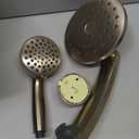 Delta 6-Setting PivotPro 3-in-1 Combination Shower Head with ProClean Spray, Brushed Gold Round Shower Head Rainfall with Handheld Spray, 1.75 GPM, Champagne Bronze 75649CZ