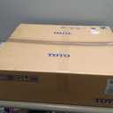 TOTO WASHLET S2 Electronic Bidet Toilet Seat with Instantaneous Water Heating, PREMIST and EWATER+ Wand Cleaning, Elongated, Cotton White - SW3346#01