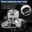 High Pressure Fuel Pump compatible with BMW 228i 320i 328i 428i 528i X1 X3 X4 Z4 2012-2018, 2.0L L4, Replaces OE 13518604229