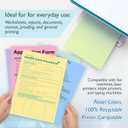 BAZIC Products Pastel Multipurpose Paper 8.5 x 11 100 Sheets Count