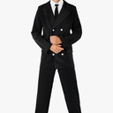 fun shack Gangster Costume Men - 1920s Roaring 20s Adult Gangster Outfit - Vintage Style Costume for Parties XL