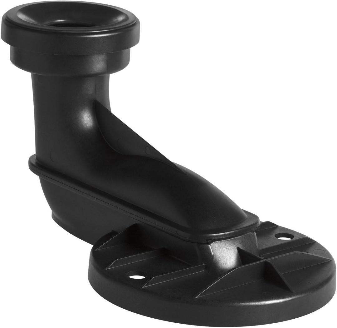 KOHLER 14 In. Rough-In Full Skirt Trap and Attachment System, (Black)