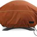 NettyPro Grill Cover for Small Q Series Grills, Waterproof Heavy Duty Portable Grill Cover for Q 1400/1000 Series and Baby Q Gas Grill, Brown