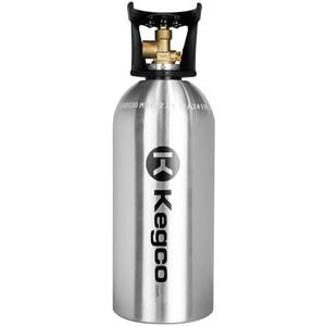 Kegco 33 Cu. Ft. Nitrogen Air Tank - High Pressure Aluminum Gas Cylinder