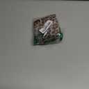 Small Wristlet Wallets for Women Keychain Wristlet Wallet RFID Blocking Key Chain Wallet With Zipper Coin Pocket,2 Id Window (Leopard)