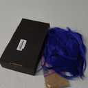 Blue Bob Wig With Bangs 12 Inch Royal Blue Wig Short Synthetic Fiber Bob Wigs for Women Short Bob Wigs and Halloween Cosplay Wig for Girl Colorful Costume Wigs With One Cap (Blue)