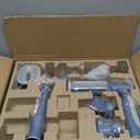 Dog Grooming Vacuum and Dryer Kit, Blower for Pet Vacuum Grooming 7 in 1 with Clippers for Dogs Hair Shedding Brush Remover Tools at Home Blue Grey