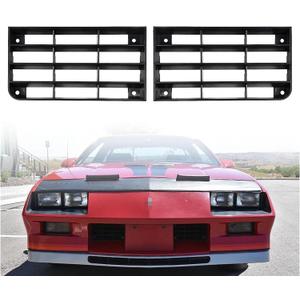 Camaro Z28 Grilles Front Compatible with 1982-1984 3rd/Third Gen Chevrolet Camaro Z28 Black