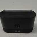 Flame Air Diffuser Humidifier,Upgraded Scent Diffuser for Essential Oils,Ultrasonic Aromatherapy,Fire Mist Humidi with 2 Brightness,Auto-Off Function for Room Home Office(Black) (180ml)