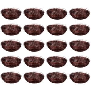 Hemoton Artificial Bird Nest 5.51In Rustic Thread Birds Nest Ornament for Garden Home Decoration and Birdcage Accessories