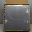 BalanceFrom 24x24 Inch EVA Interlocking Foam Exercise Tile Mat  Non-Slip Puzzle Flooring for Home Gym, Fitness Studio, or Playroom with Multiple Thickness, Coverage Sizes and Color Options (Grey)