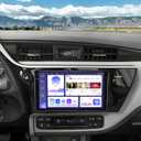 2+64G Car Stereo for Toyota Corolla 2017 2018, 9" QLED Touch Screen Android 13 Car Radio with CarPlay & Android Auto, Built-in GPS/WiFi/Bluetooth 5.4/FM AM Radio, Support OEM Backup Camera