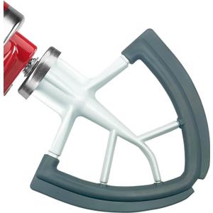 Flex Edge Beater for KitchenAid 4.5/5 QT Tilt Head Stand Mixer Kitchen Aid Mixer Accessory,With Silicone Edges For Kitchen Aid Accessories and Attachments (Gray)