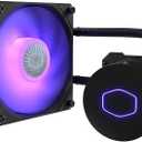Cooler Master MasterLiquid ML240L V2 RGB CPU Liquid Cooler - Brighter Lighting Effects, 3rd Gen. Pump, Superior Radiator and Dual Advanced 120 mm SickleFlow Fans, Black