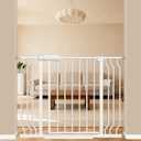 ALLAIBB 29.13-43.3" Extra Wide Pressure Mounted Baby Gate 30" Tall White