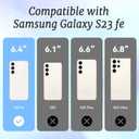 for Samsung Galaxy S23 FE Case, Coastal Romantic Y2K Design with Military-Grade Drop Protection, Romantic Ocean Theme Ocean Theme TPU Cover with 1.5mm Camera Protection for Girls