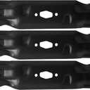 3 x 3 Pack High-Lift Mower Blades for XT1-GT54, XT1-ST54, ZT1-54, ZT2-54 Mowers with a 54-inch Cutting Deck, Replaces Cub Cadet Craftsman 742P05086 742-05086 CMXGZAM110194