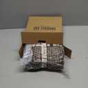 Snuggle Sac Ultra Soft Throw Blanket for Couch, Fuzzy Microfiber Knit Stripe Blankets for Couch, Sofa, Travel, Black Brown, 50x60 inches